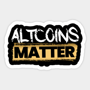 Altcoins Matter Sticker